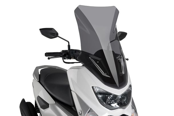 Windshield Puig V-Tech Line Touring Screen with Type Approval for Yamaha Nmax 125, Nmax 150 Year of Construction 2017 - 2020