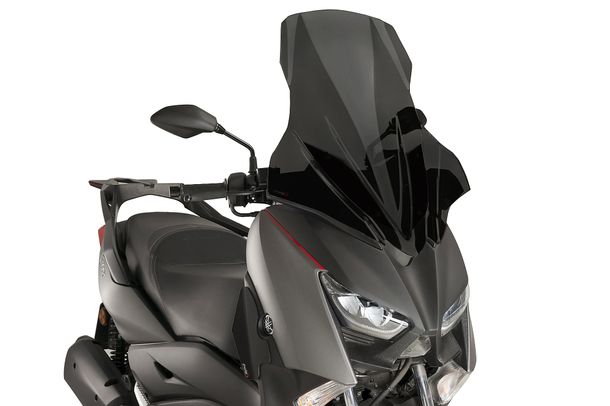 Windscherm Puig V-Tech Line Touring-ruit 715 x 570 mm met ABE voor Yamaha X-MAX 300, X-MAX 400, X-MAX 125 Bj. 2017 - 2023