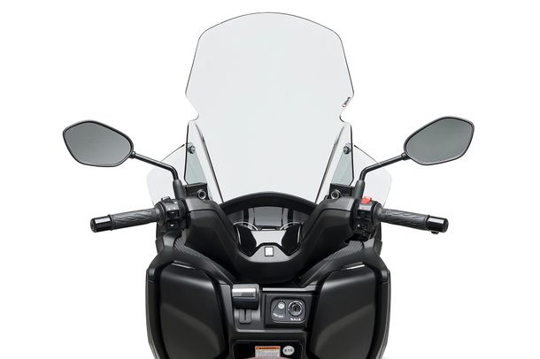 Windschild Puig V-Tech Line Touring-Scheibe 760 x 595 mm mit ABE für Suzuki Burgman 400 Bj. 2017 - 2026