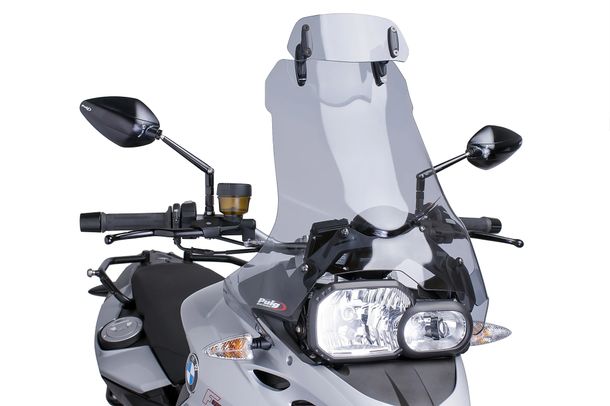 Windschild Puig Multiverstellbares Clip-On Visier mit ABE für Honda CB1300S, NC700S, NC700X, CB500XA, u.a. u.a. (Bj. 2000 - 2026)