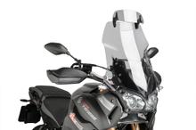 Pare-brise Puig visière Clip-On multi-réglable avec ABE pour Triumph Tiger Sport 1050, BMW F800GS, Honda NC750X, Suzuki DL650 V-STROM, Yamaha FZ1 Fazer, Kawasaki VERSYS-X 300, KTM 390 Adventure
