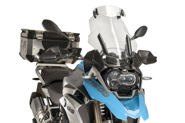 Windschild Puig Multiverstellbares Clip-On Visier mit ABE für Bmw K 1600 Sport, K 1600 Exclusive, u.a. u.a. (Bj. 2002 - 2026)