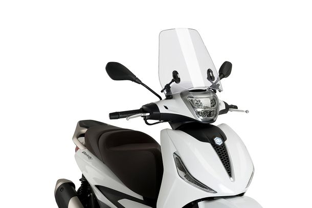 Windschild Puig Urban mit ABE für Piaggio Beverly 300 S, Beverly 300, Beverly 300 IE, Beverly 310 Bj. 2022 - 2026