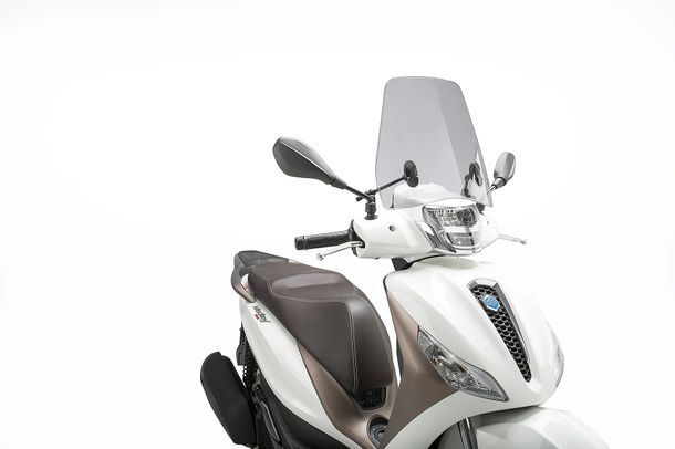 Windschild Puig Urban mit ABE für Piaggio Medley 125 ie 4V LC ABS E5, Medley S 125 ie 4V LC ABS E5 Bj. 2020 - 2026