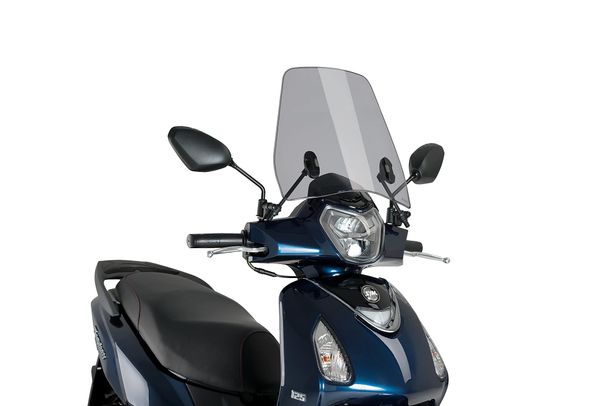 Windschild Puig Urban mit ABE für Sym SYMPHONY CARGO 50 ie 4T AC E5, u.a. (Bj. 2021 - 2026)