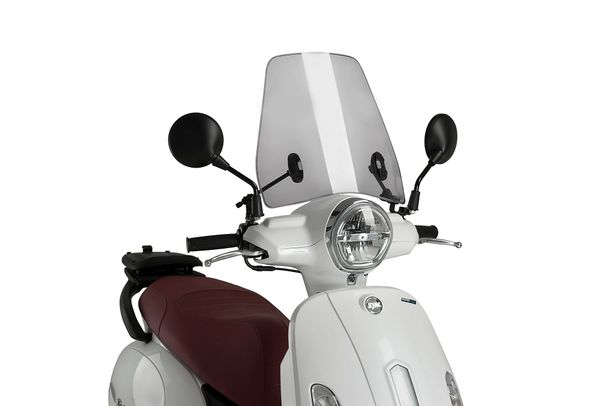Windschild Puig Urban mit ABE für Sym FIDDLE 50 ie 4T AC E5, FIDDLE 125 ie 4T AC, u.a. (Bj. 2021 - 2026)