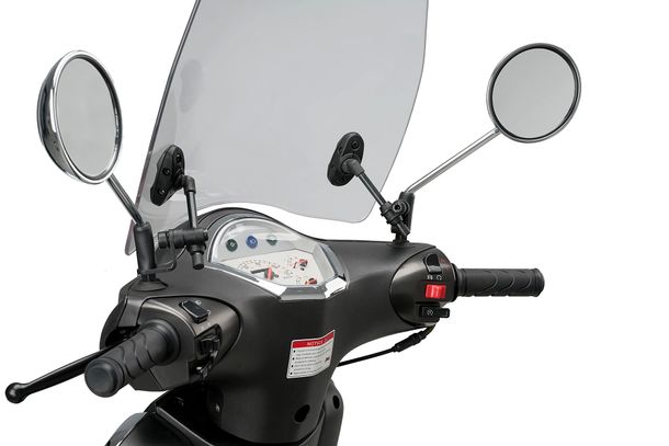 Windschild Puig Urban mit ABE für Keeway ZAHARA 125 4T AC E4, ZAHARA 125 4T AC E5 (Bj. 2022 - 2024)