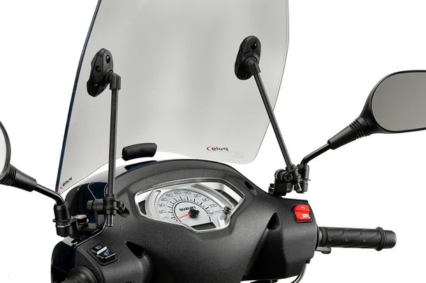 Windschild Puig Urban mit ABE für Suzuki ADDRESS 125i E5 (Bj. 2021 - 2026)