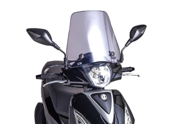 Windschild Puig Urban mit ABE für Sym FIDDLE II 50 4T AC E2, FIDDLE II 125, FIDDLE II 150, u.a. (Bj. 2007 - 2023)