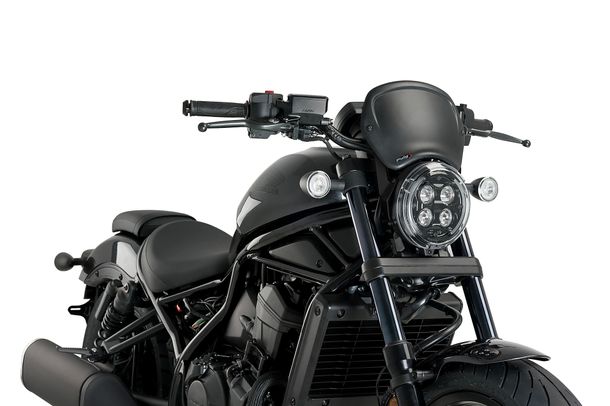 Windschild Puig ABS-Frontplatte mit ABE für Honda CMX 1100 Rebel DCT, CMX 1100 Rebel Bj. 2021 - 2026