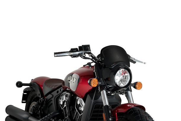 Windschild Puig ABS-Frontplatte mit ABE für Triumph BONNEVILLE SPEEDMASTER, u.a. u.a. (Bj. 2015 - 2026)