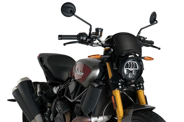 Windschild Puig ABS-Frontplatte mit ABE für Triumph BONNEVILLE T100, BONNEVILLE T120, u.a. u.a. (Bj. 2002 - 2026)
