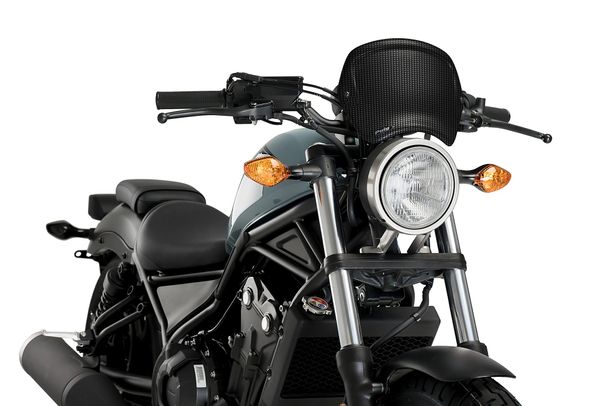 Windschild Puig ABS-Frontplatte mit ABE für Honda CMX 500 REBEL, CMX 500 REBEL SE (Bj. 2017 - 2024)