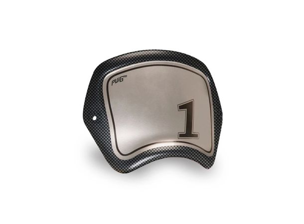 Puig windshield ABS front plate with ABE for BMW R Ninet, R Ninet Pure, R Ninet Urban G, R Ninet Urban S Year 2014 - 2024