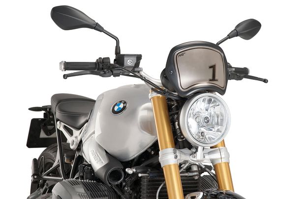 Windschild Puig ABS-Frontplatte mit ABE für BMW R Ninet, R Ninet Pure, R Ninet Urban G, R Ninet Urban S Bj. 2014 - 2024