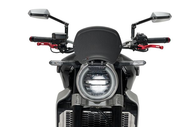 Windschild Puig ABS-Frontplatte mit ABE für Honda CB650R NEO Sports Cafe, CB1000R NEO Sports Cafe Bj. 2018 - 2023