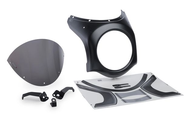 Windschild Puig Retro-Halbverkleidung mit ABE für Honda CB650R NEO Sports Cafe Eclutch, CB650R NEO Sports Cafe Bj. 2024 - 2026