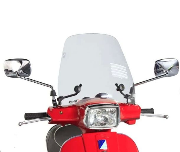 Windschild Puig Urban mit ABE für Vespa S 50, S 125 Bj. 2007 - 2014