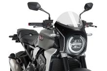 Pare-brise Puig demi-carénage rétro avec homologation ABE pour Honda CB650R NEO Sports Cafe, CB1000R NEO Sports Cafe année 2018 - 2023