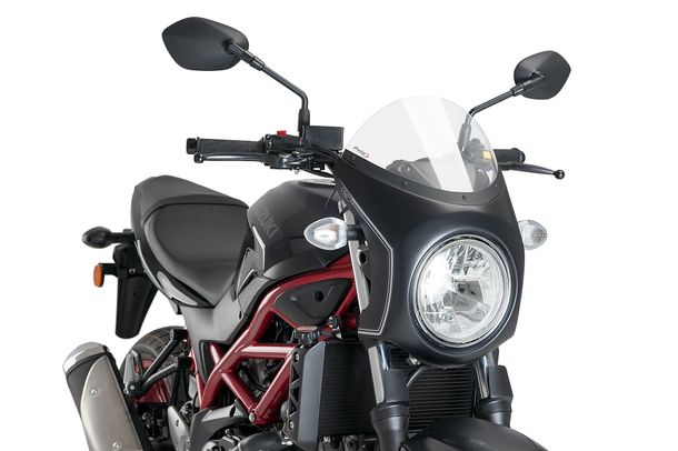 Windschild Puig Retro-Halbverkleidung mit ABE für Suzuki SV650 Bj. 2016 - 2026