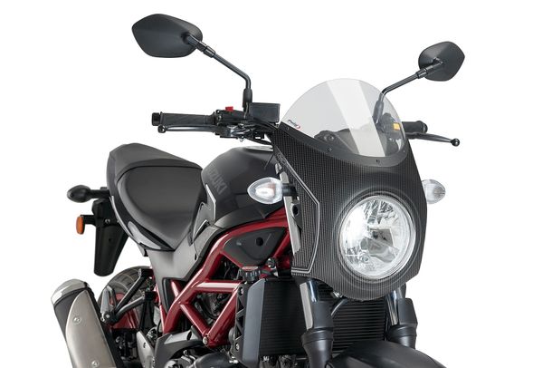 Windschild Puig Retro-Halbverkleidung mit ABE für Suzuki SV650 Bj. 2016 - 2026