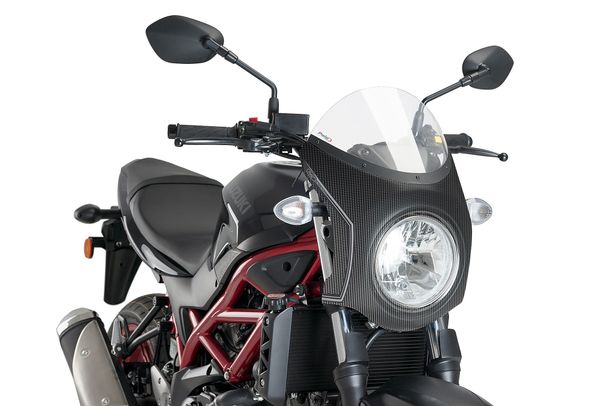 Windschild Puig Retro-Halbverkleidung mit ABE für Suzuki SV650 Bj. 2016 - 2026
