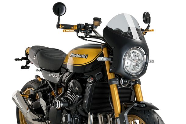 Windschild Puig Retro-Halbverkleidung mit ABE für Kawasaki Z900RS, Z900RS SE, Zephyr 750 Bj. 1996 - 2026