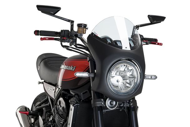 Windscherm Puig Retro-halfkuip met ABE voor Kawasaki Z900RS, Z900RS SE, Zephyr 750 Bj. 1996 - 2026