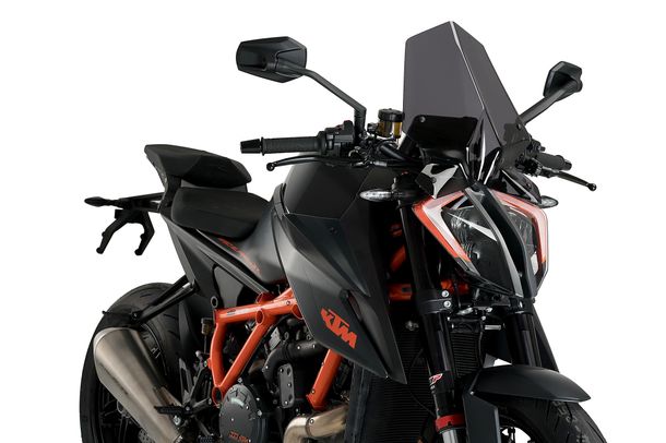 Windschild Puig New Generation Touring 415 x 330 mm mit ABE für KTM 1290 Superduke R, 1290 Superduke RR, 1290 Superduke R EVO Bj. 2020 - 2024