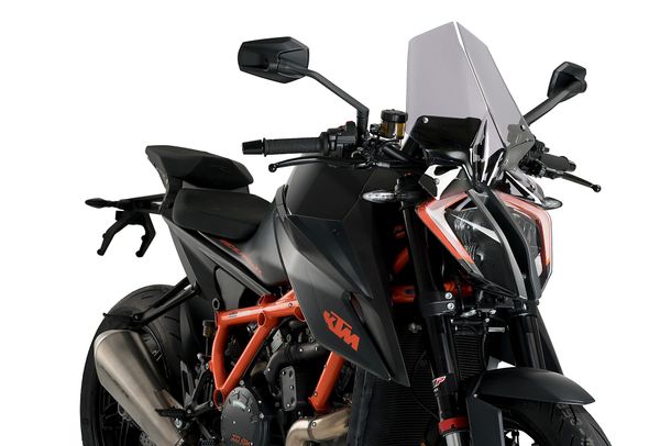 Windschild Puig New Generation Touring 415 x 330 mm mit ABE für KTM 1290 Superduke R, 1290 Superduke RR, 1290 Superduke R EVO Bj. 2020 - 2024