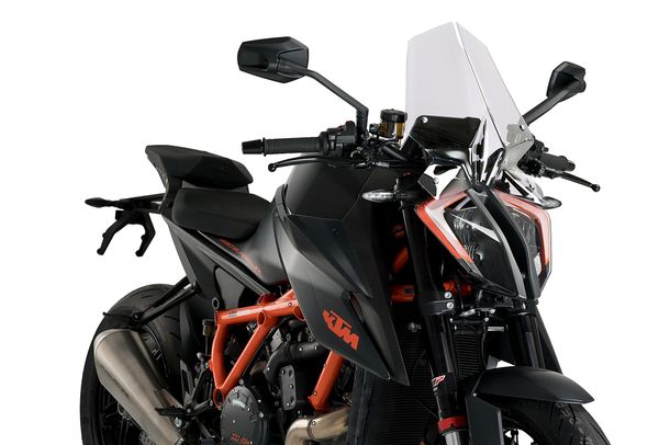 Windschild Puig New Generation Touring 415 x 330 mm mit ABE für KTM 1290 Superduke R, 1290 Superduke RR, 1290 Superduke R EVO Bj. 2020 - 2024