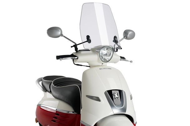 Windschild Puig Urban mit ABE für Peugeot Django Bj. 2016 - 2025