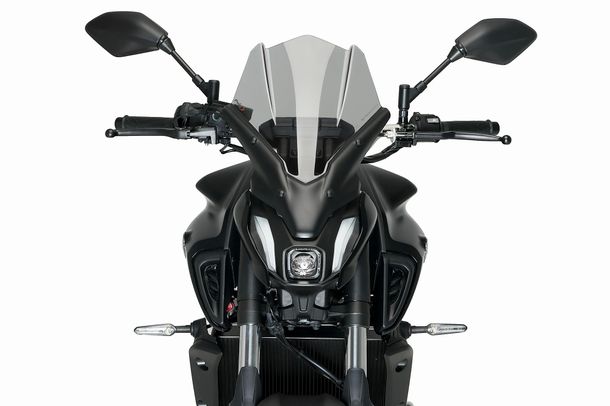 Windschild Puig New Generation Touring 445 x 310 mm mit ABE für Yamaha MT-07, MT-07 Pure Bj. 2021 - 2024