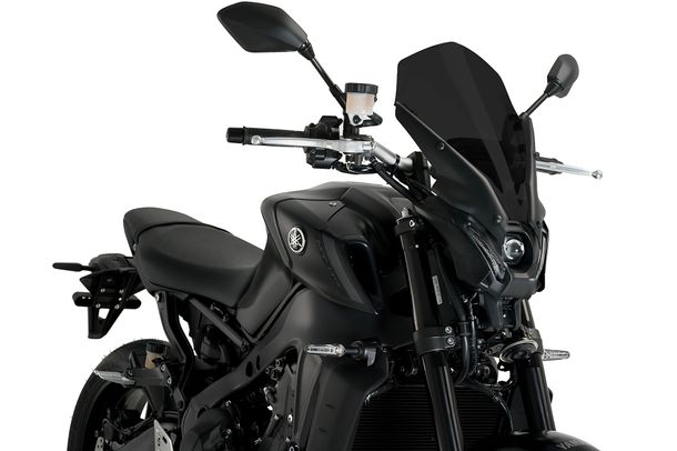Windschild Puig New Generation Touring 455 x 315 mm mit ABE für Yamaha MT-09 SP, MT-09 Bj. 2021 - 2023