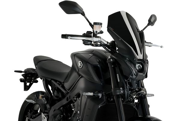 Windschild Puig New Generation Touring 455 x 315 mm mit ABE für Yamaha MT-09 SP, MT-09 Bj. 2021 - 2023
