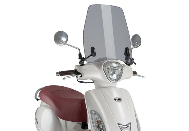 Windschild Puig Urban mit ABE für Kymco Miler 125, Filly 125 Bj. 2017 - 2022