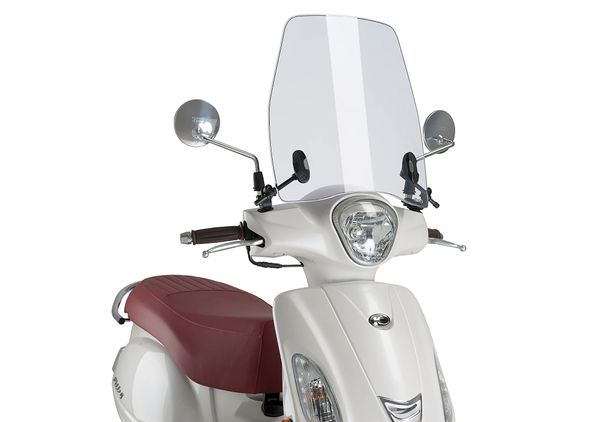 Windschild Puig Urban mit ABE für Kymco Miler 125, Filly 125 Bj. 2017 - 2022