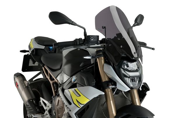 Windschild Puig New Generation Touring mit ABE für BMW S1000R, M1000R Bj. 2021 - 2024