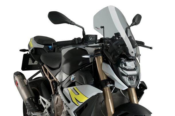 Windschild Puig New Generation Touring mit ABE für Bmw S1000R, M1000R (Bj. 2021 - 2024)
