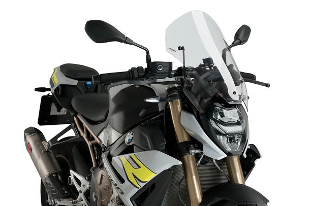 Windschild Puig New Generation Touring mit ABE für BMW S1000R, M1000R Bj. 2021 - 2024
