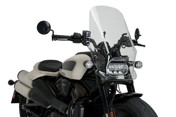Windschild Puig New Generation Touring 600 x 435 mm mit ABE für Harley Davidson Sportster S RH1250S Bj. 2021 - 2026