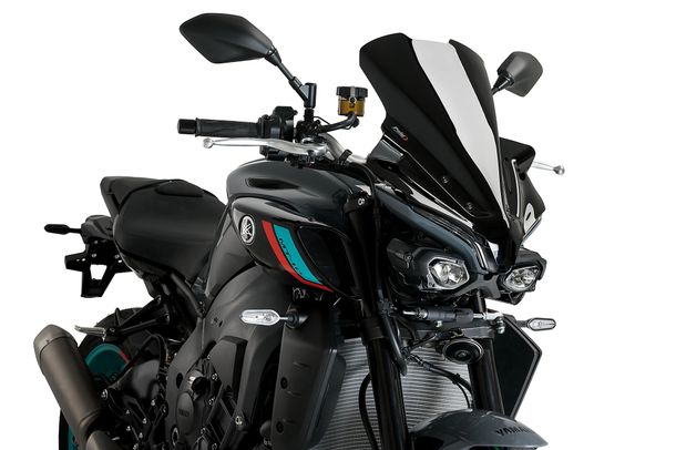 Windschild Puig New Generation Touring 495 x 355 mm mit ABE für Yamaha MT-10, MT-10 SP Bj. 2022 - 2026