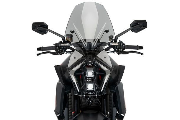 Windschild Puig New Generation Touring 550 x 380 mm mit ABE für KTM 1390 Super Duke R EVO, 1390 Super Duke R Bj. 2024 - 2026