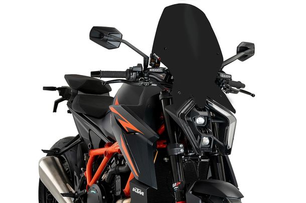 Windschild Puig New Generation Touring 550 x 380 mm mit ABE für KTM 1390 Super Duke R EVO, 1390 Super Duke R Bj. 2024 - 2026