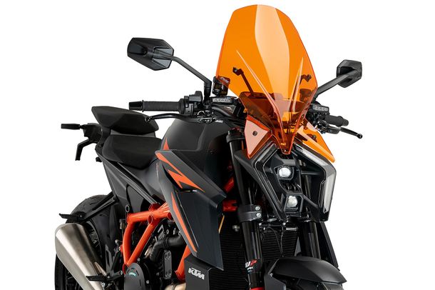 Windschild Puig New Generation Touring 550 x 380 mm mit ABE für KTM 1390 Super Duke R EVO, 1390 Super Duke R Bj. 2024 - 2026
