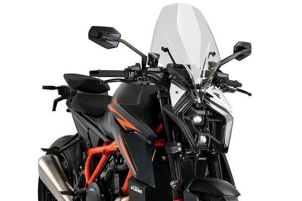 Windschild Puig New Generation Touring 550 x 380 mm mit ABE für KTM 1390 Super Duke R EVO, 1390 Super Duke R Bj. 2024 - 2026