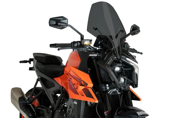 Windschild Puig New Generation Touring 550 x 380 mm mit ABE für KTM 990 Duke Bj. 2024 - 2025