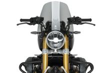 Čelní štít Puig Nová generace Touring 415 x 360 mm s homologací ABE pro BMW R12 Ninet, R12 rok. 2024 - 2026