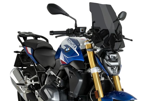 Windschild Puig New Generation Touring 455 x 350 mm mit ABE für BMW R1250R Bj. 2023 - 2025