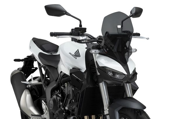 Puig New Generation Touring windshield 375 x 270 mm with ABE for Honda CB1000 Hornet, CB1000 Hornet SP year 2025 - 2026